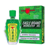 Dầu gió xanh Mỹ Eagle Brand Medicated Oil 24ml