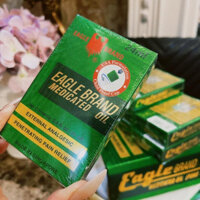 Dầu Gió Xanh Mỹ Eagle Brand Medicated Oil 24ml 2 nắp, Date 09/2027