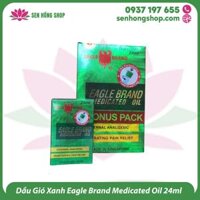 Dầu Gió Xanh Mỹ Hiệu Con Ó Eagle Brand Medicated Oil 24ml