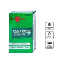 Dầu gió xanh Singapore con Ó Eagle Brand 24ml