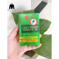🦅Dầu gió xanh xách tay con Ó Eagle loại 2 nắp từ Mỹ sản xuất tại Singapore 24ml