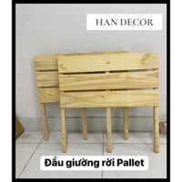 ĐẦU GIƯỜNG BÁN RỜI CỦA GIƯỜNG PALLET KHOAN LÕ SÃN KÈM THEO VÍT