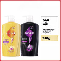 Dầu Gội 900ml SUNSILK Mềm Mượt Diệu Kỳ và Óng Mượt Rạng Ngời