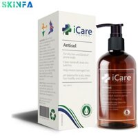 Dầu Gội Antisol Icare Pharma Dược Liệu Ph 6.5 Làm Sạch Gàu, Giảm Ngứa Và Bết Tóc 240ml