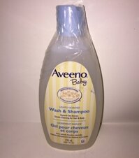 Dầu gội Aveeno ® Baby Wash &shampoo 236ml.và dầu gội aveeno baby 354ml.canada