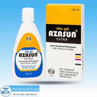 Dầu gội Azasun Extra Gamma giúp sạch gàu cho da đầu hết ngứa (120ml)