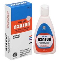 Dầu gội Azasun giảm ngứa da đầu, sạch gàu chai 120ml