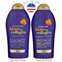 DẦU GỘI BIOTIN COLLAGEN OGX THICK & FULL 577ML