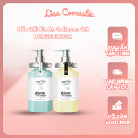 Dầu Gội Biotin Collagen QH Lactus Season Dầu Gội Đầu Cặp Ngăn Rụng Tóc, Giảm Gàu Cho Da Đầu Dầu, Bổ Sung Collagen 650ml
