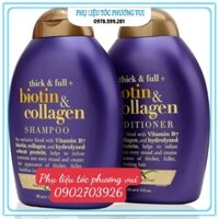 Dầu Gội biotin collagien Làm Dày Tóc Biotin & Collagen - 385ml Shampoo Biotin & Collagen