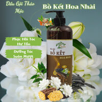 Dầu Gội Bồ Kết Hoa Nhài 500ml - Dưỡng Tóc Đen, Chắc Khoẻ, Suôn Mượt