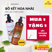 Dầu gội bồ kết hoa nhài sạch gàu, chống rụng, mềm mượt, an toàn lành tính 500ml - Danxi Beauty