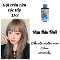 Dầu gội bù màu, nhuộm màu, giữ màu Anne 3in1 màu nâu khói cho tóc tẩy 250ml
