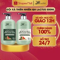 Dầu gội bưởi QH Lactus Season Dầu gội bồ kết hà thủ ô chanh gừng ngăn gàu, kiềm dầu, gãy rụng 500ml