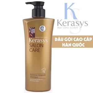 Dầu gội cao cấp dành cho tóc hư tổn Kerasys Salon Care Nutritive Ampoule 600g