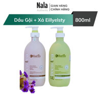 Dầu Gội Cặp Eillyelsty Green Tea 800ml, Combo Gội Xả Nuôi Dưỡng Tóc Chiết Xuất Từ Lá Trà Xanh Phục Hồi Hư Tổn
