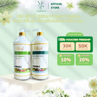 Dầu gội cặp vitamin e 2000ml, phục hồi hư tổn,giảm gãy rụng,kiềm dầu và gàu.