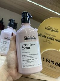 Dâu gôi chăm soc toc nhuôm Loreal Serie Expert Vitamino color radiance shampoo  - 500ml