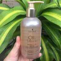 Dầu gội chăm sóc tóc (sợi mảnh đến trung bình) Schwarzkopf OIL Ultime Marula và  Rose Light Oil-In-Shampoo 300ml(NEW2023