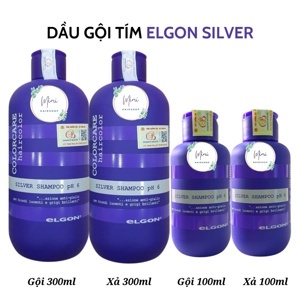 Dầu gội chăm sóc tóc tẩy trắng, bạch kim Elgon Silver Colorcare - 300ml