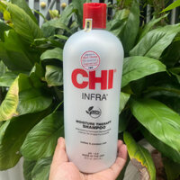 Dầu gội CHI Infra Shampoo dưỡng ảm cho tóc khô và hư tổn 946ml _{NEW}_