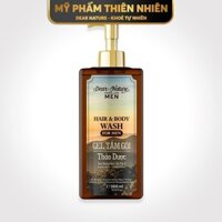 Dầu gội chiết xuất thiên nhiên Khỏe Tự Nhiên sâm, hà thủ ô dành cho nam giới Herbal Shampoo for men 300ml