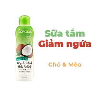 Dầu Gội Cho Chó Mèo Tropiclean 355ml