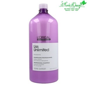 Dầu gội cho tóc duỗi L'Oreal Liss Unlimited 1500ml