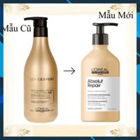 Dầu gội cho tóc hư tổn LORÉAL Serie Expert Absolut Repair shampoo 500ml - New mẫu mới