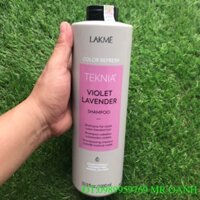 Dầu gội cho tóc nhuộm tím Lakme Teknia Ultra Violet Shampoo Refresh 1000ml