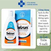 Dầu gội chống gàu Selsun Anti-Dandruff Shampoo Rohto sạch gàu và hết ngứa da đầu (100ml)