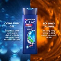 Dầu Gội Clear 170g Men Bạc Hà Cool Sport (Xanh)