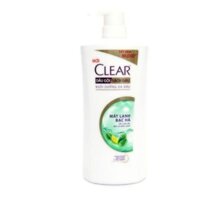 dầu gội Clear 650g bạc hà