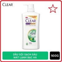 Dầu gội Clear 900g bạc Hà