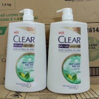 Dầu gội clear bạc hà 1400g