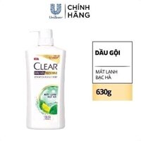 Dầu gội clear bac hà 630g