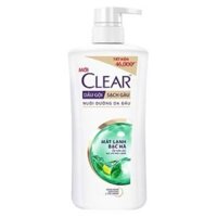 DẦU GỘI CLEAR BẠC HÀ 650 g