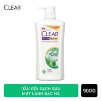 Dầu gội clear bạc hà 900ml