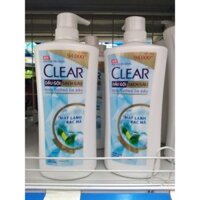 Dầu gội Clear bạc hà chai 900ml