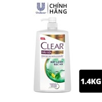 Dầu gội Clear Bạc Hà chai 1.4kg - 1.4 kg