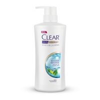 Dầu gội Clear bạc hà sạch gàu, mát lạnh 480ml