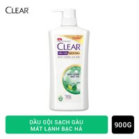 Dầu gội CLEAR bạc hà sạch gàu 900ml