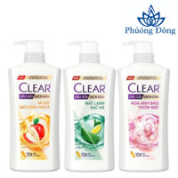 Dầu Gội Clear Hoa Anh Đào, Bạc Hà 630g