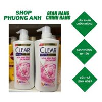 Dầu Gội Clear Hoa Anh Đào Băng Lạnh Sạch Gàu (Mới) 630g
