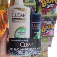 DẦU GỘI CLEAR MÁT LẠNH BẠC HÀ 630GR(612ML)/CLEAR 48H SẠCH GÀU NGỨA