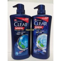 Dầu gội CLEAR MEN 650g Bạc hà