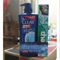 Dầu gội Clear Men 650ml tặng kem đánh răng Close up 180g