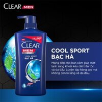 Dầu Gội Clear Men 900ml Bạc Hà