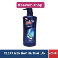 Dầu gội clear men bạc hà Thái lan