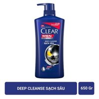 Dầu gội clear men cool sport bạc hà 650g